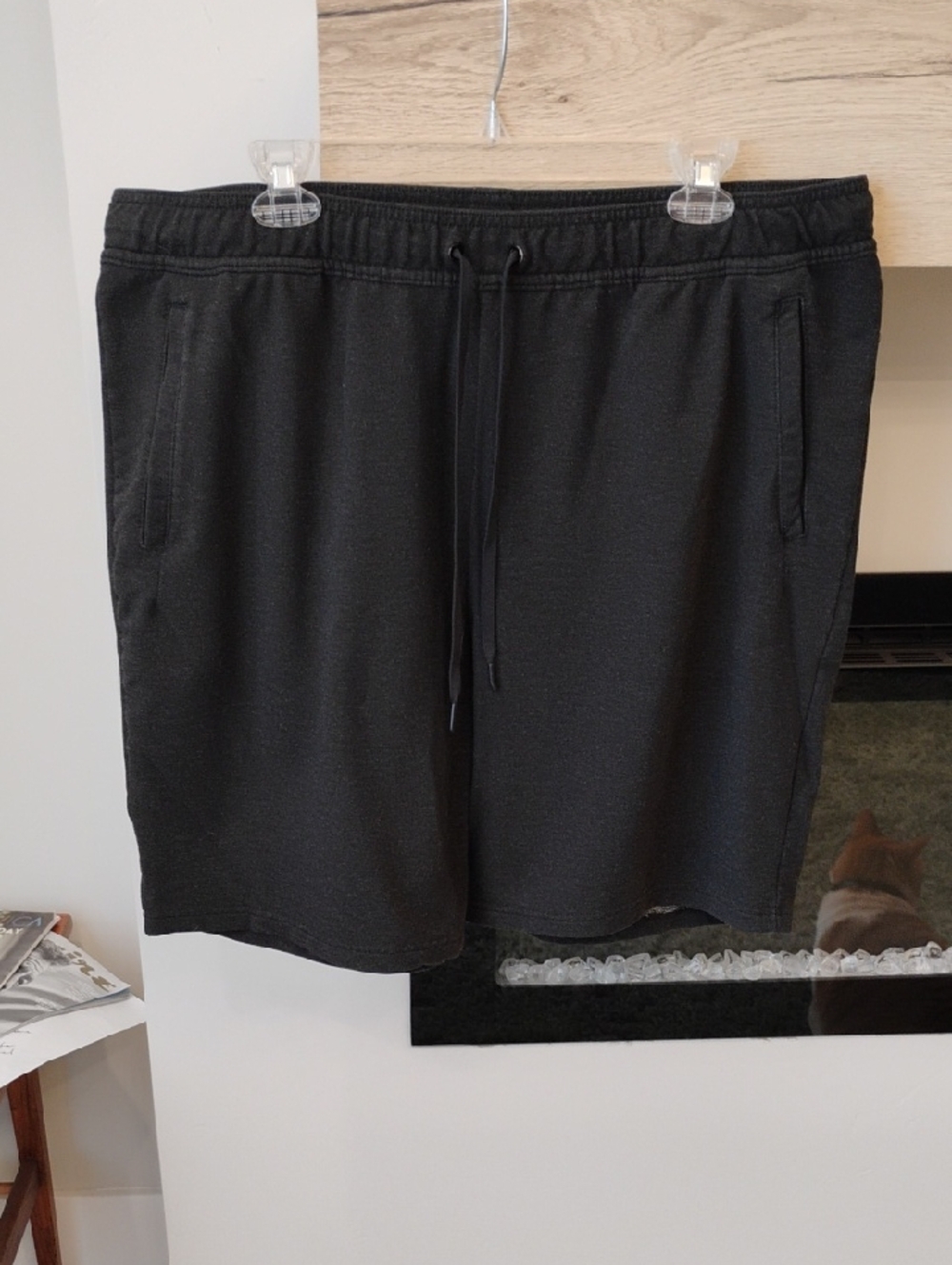 all in motion Black Men's Athletic Drawstring Shorts Size XXL